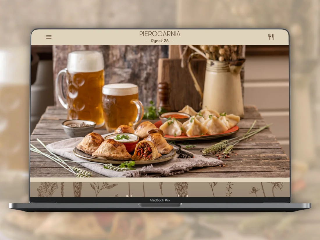 Portfolio mockup - Rynek 26 e1 Fizjologo - strona internetowa